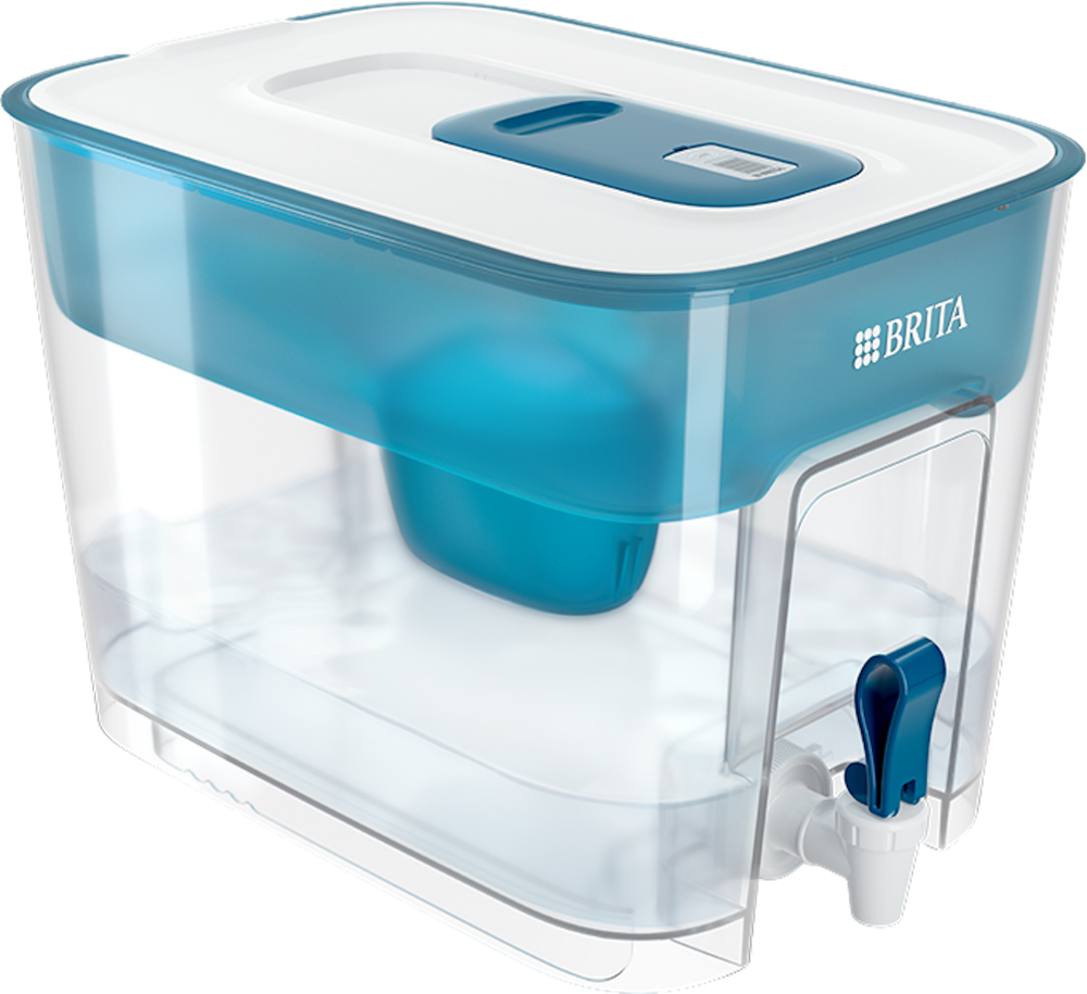 Tilbud på BRITA Flow vandfilterbeholder blå 8,2 liter fra Kop & Kande til 399,95 kr.