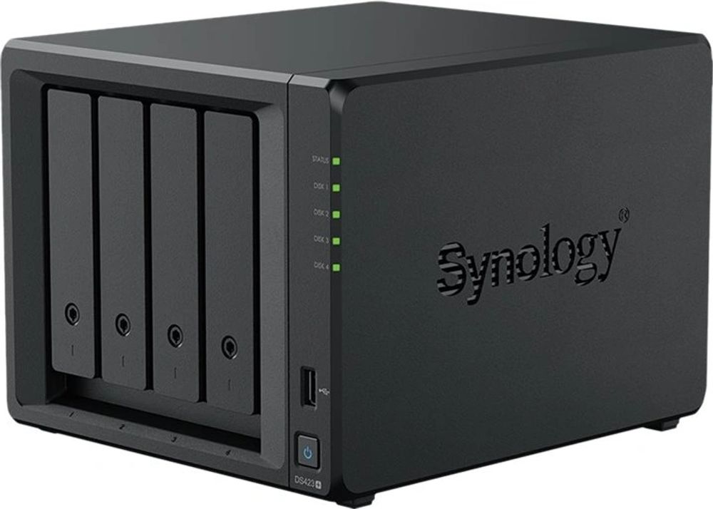 Tilbud på Synology Disk Station DS423+ - NAS-server - 4 bays - SATA 6Gb/s - RAID RAID 0, 1, 5, 6, 10, JBOD - RAM 2 GB - Gigabit Ethernet - iSCSI support fra ComputerSalg til 4.206 kr.