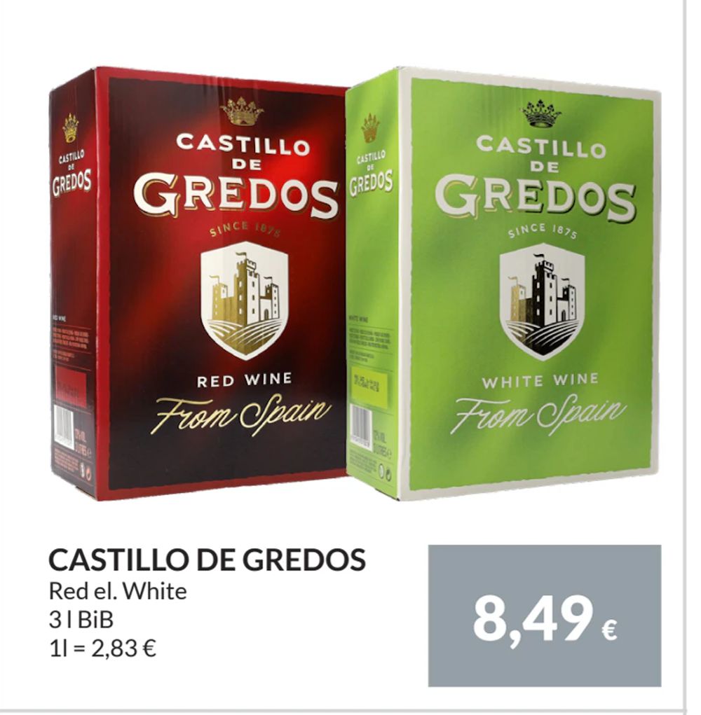 Erbjudanden på CASTILLO DE GREDOS från Nielsen Scan-Shop för 8,49 €