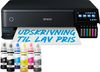 Epson EcoTank ET-8550 - Multifunktionsprinter - farve - blækprinter - kan genopfyldes - A3 (medie) - op til 16 spm (udskriver) - USB, LAN, Wi-Fi(ac),