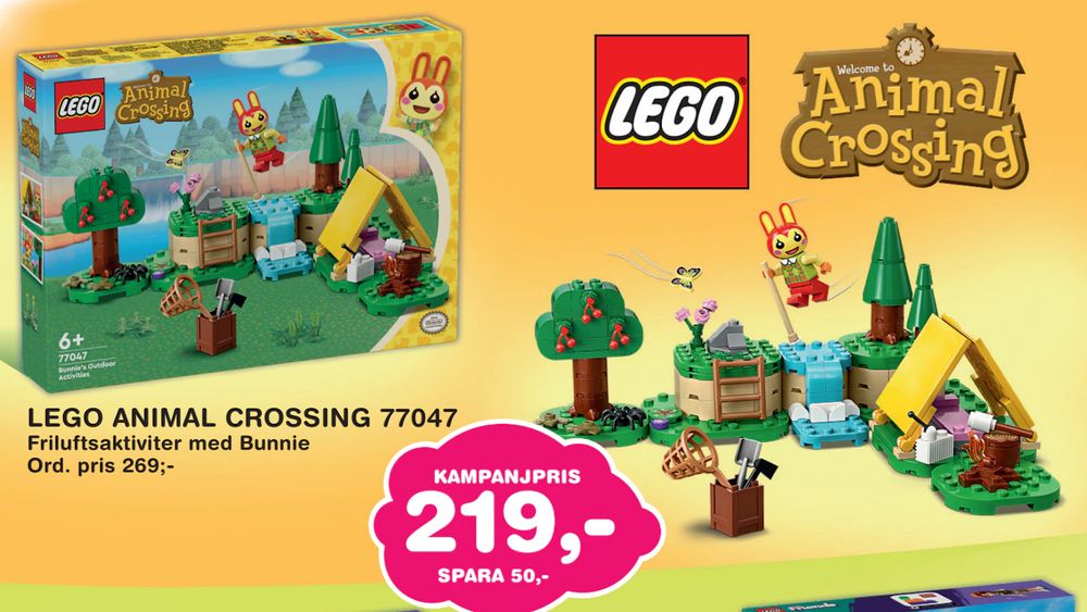Erbjudanden på LEGO ANIMAL CROSSING 77047 från Lekextra för 219 kr