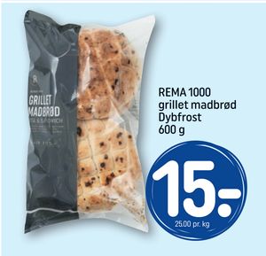 REMA 1000 grillet madbrød Dybfrost 600 g