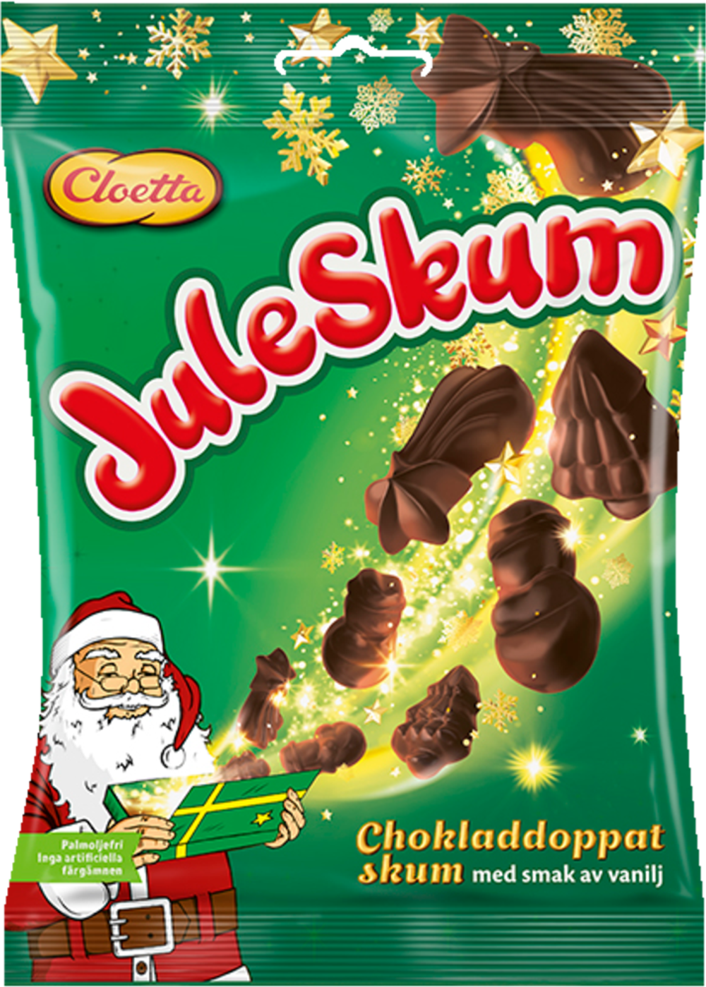 Tilbud på Cloetta Juleskum Choko fra Fleggaard til 19,99 kr.