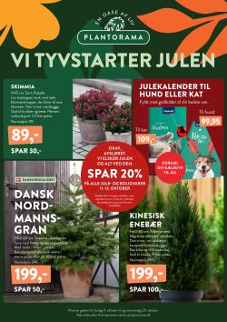 Plantorama Uge 41: Vi tyvstarter julen