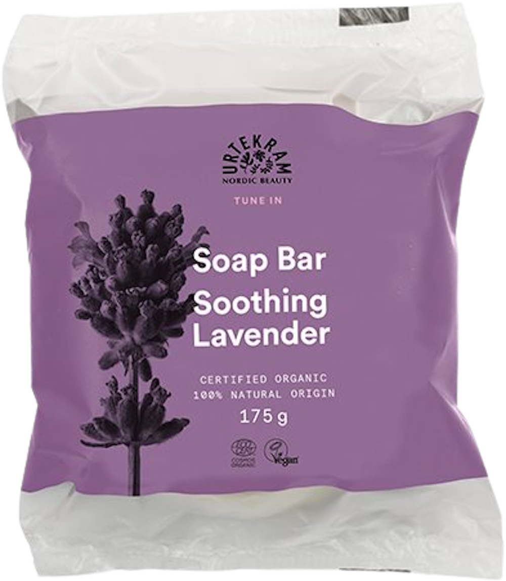 Tilbud på Sæbe Soothing Lavender (Urtekram) fra Helsam til 31,95 kr.