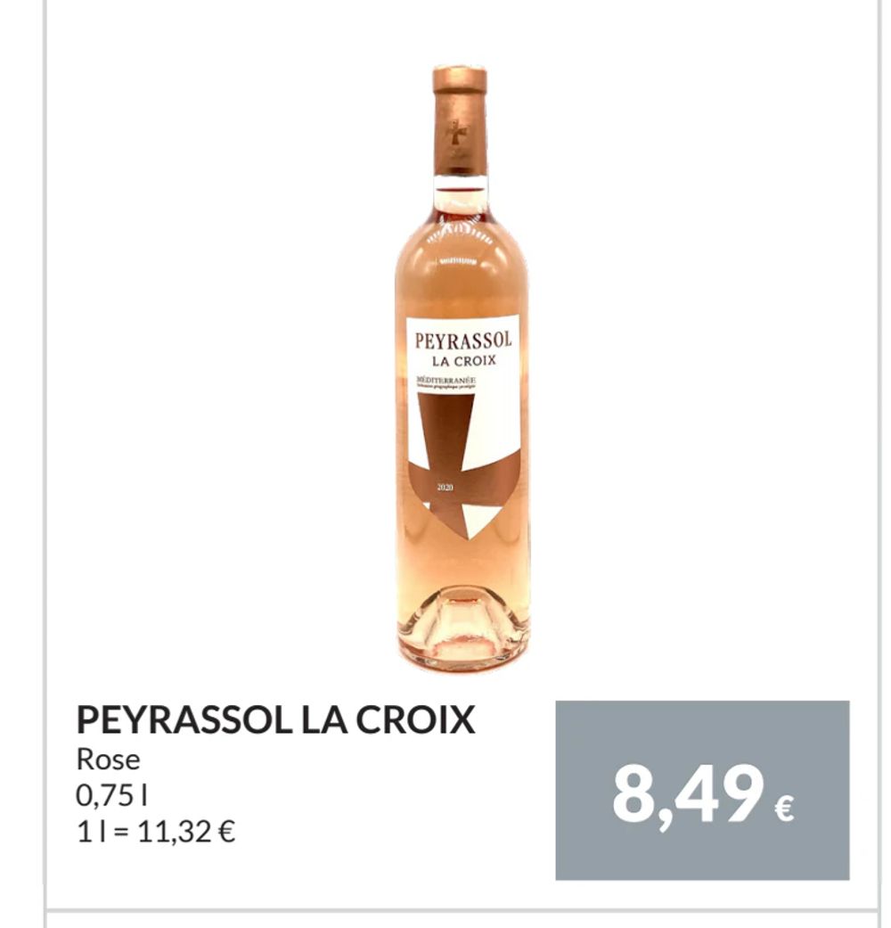 Erbjudanden på PEYRASSOL LA CROIX från Nielsen Scan-Shop för 8,49 €
