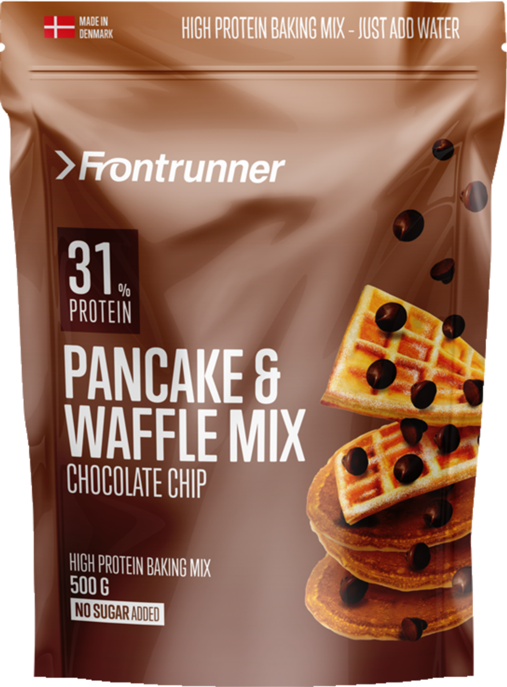 Tilbud på Frontrunner By Bodylab Aps Pancake & Waffle Mix Alm. el. Chocolate fra Fleggaard til 79,99 kr.