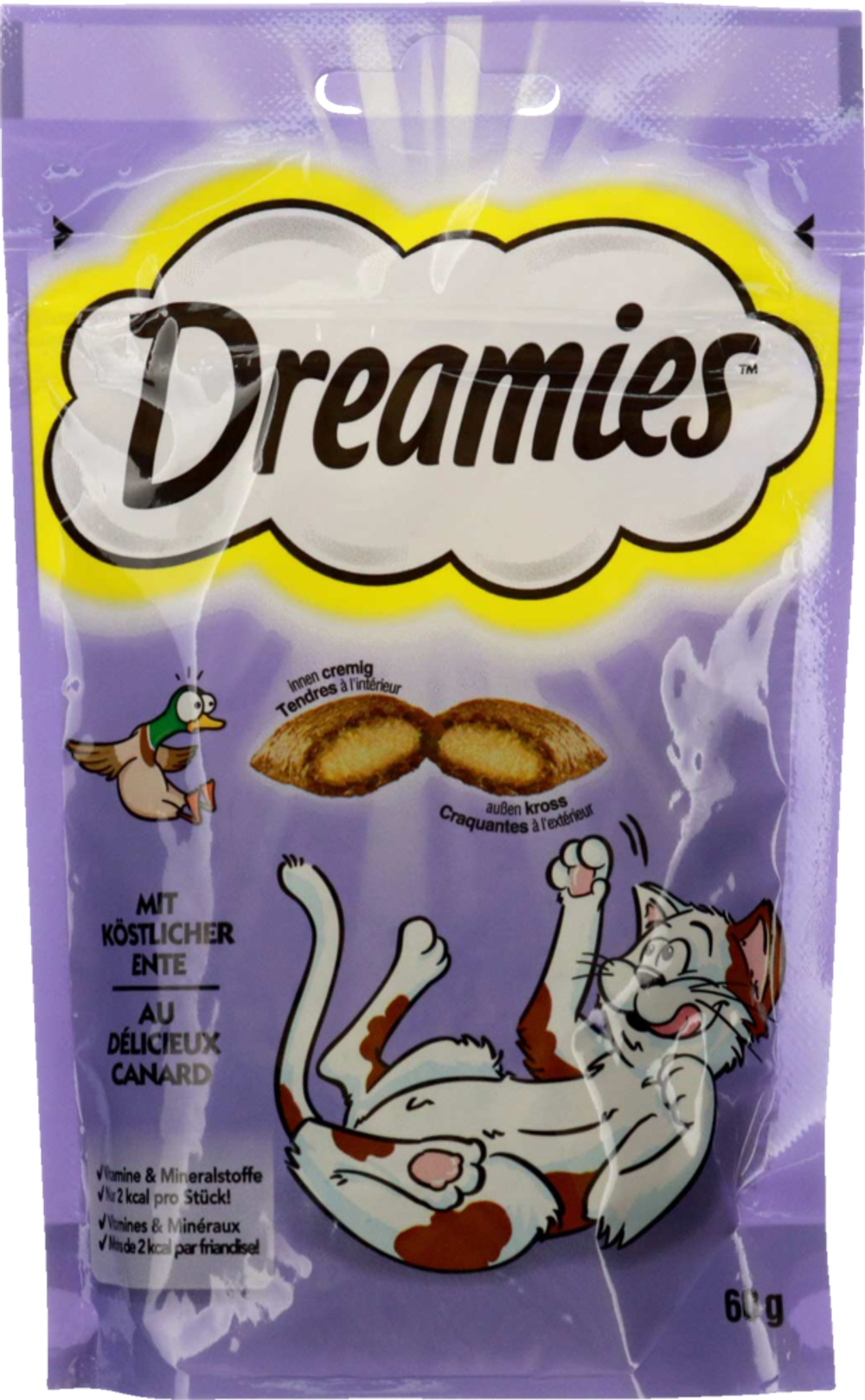 Tilbud på Dreamies Kattesnack fra Fleggaard til 50 kr.