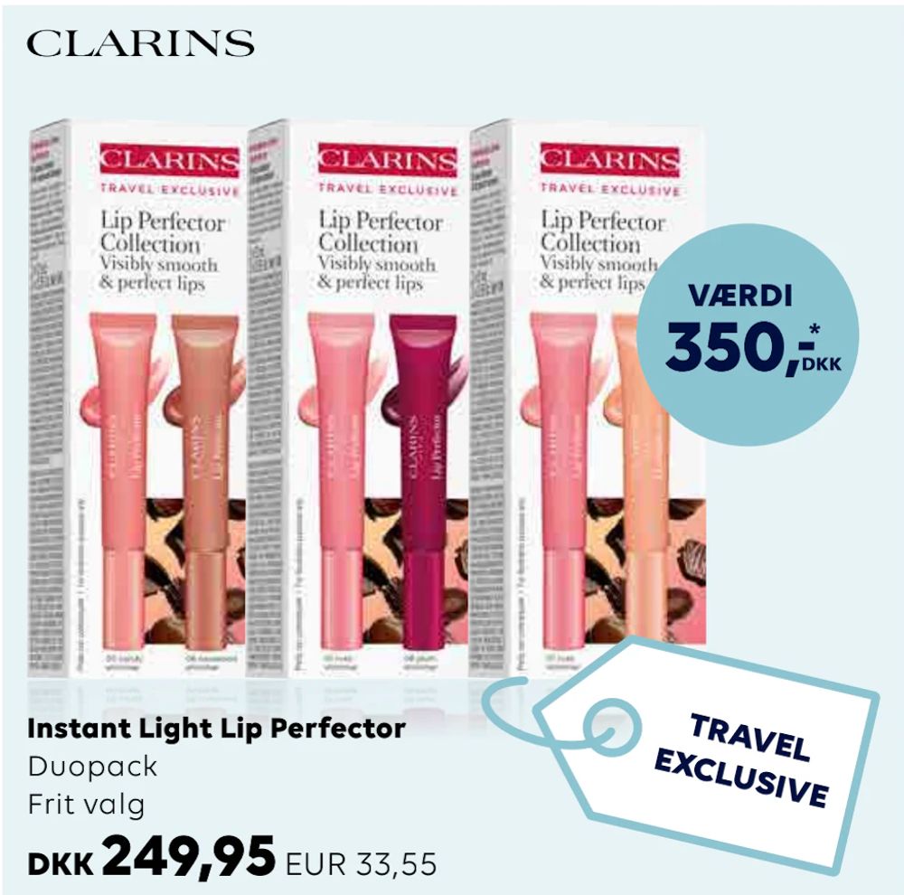 Tilbud på Instant Light Lip Perfector fra Scandlines Travel Shop til 249,95 kr.
