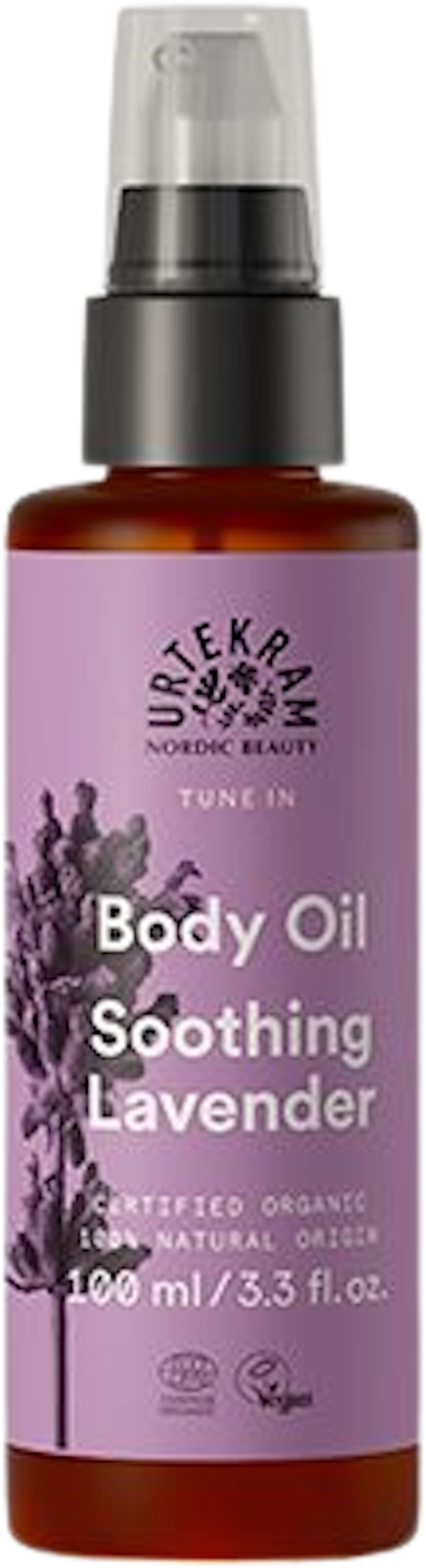 Tilbud på Bodyoil Soothing Lavender (Urtekram) fra Helsam til 87,95 kr.