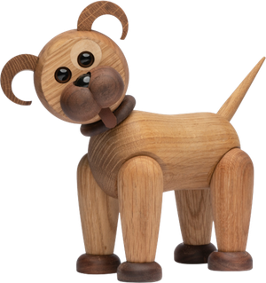 Hund Buddy 20,5 cm, Eg (Spring Copenhagen)