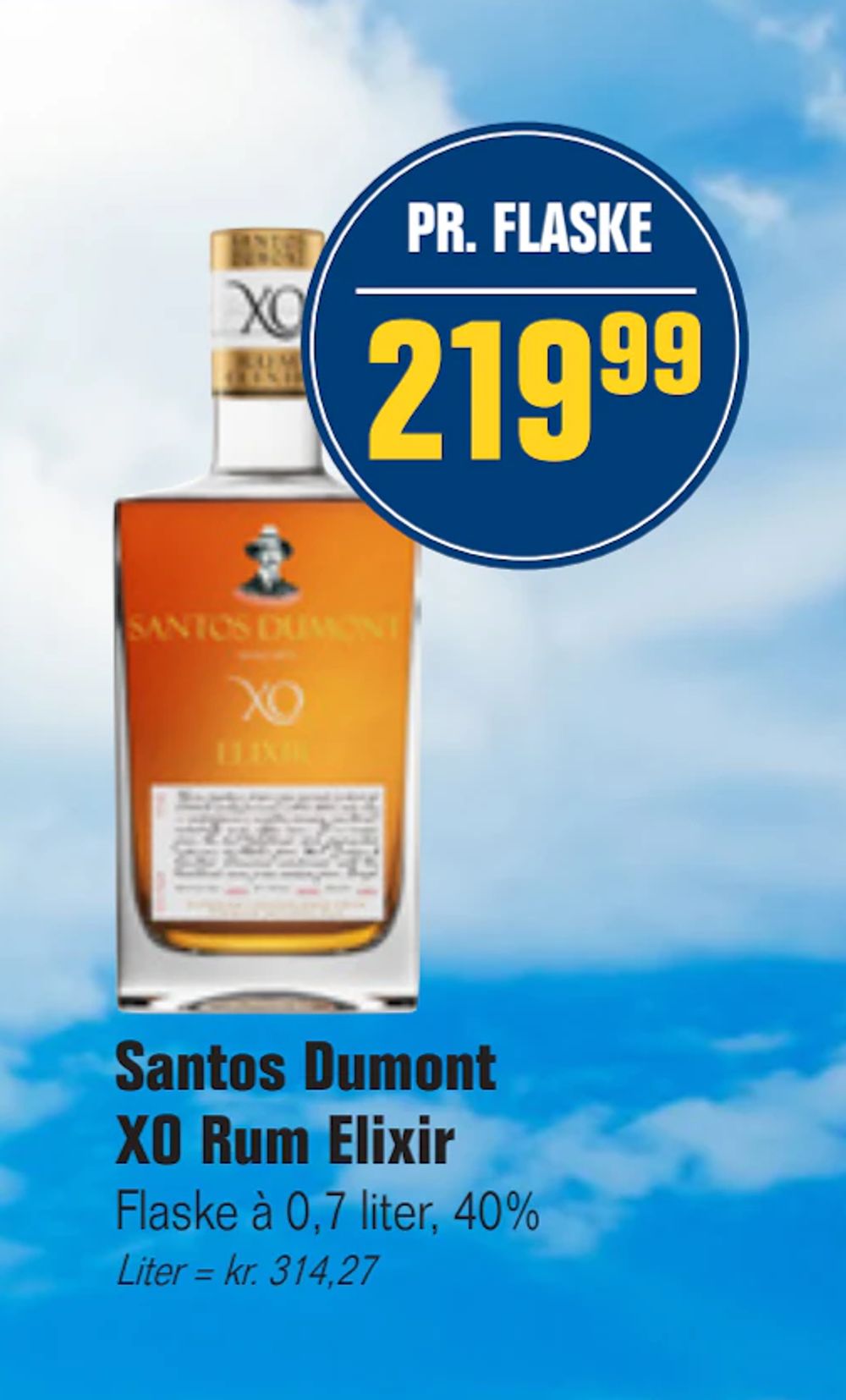 Tilbud på Santos Dumont XO Rum Elixir fra Otto Duborg til 219,99 kr.