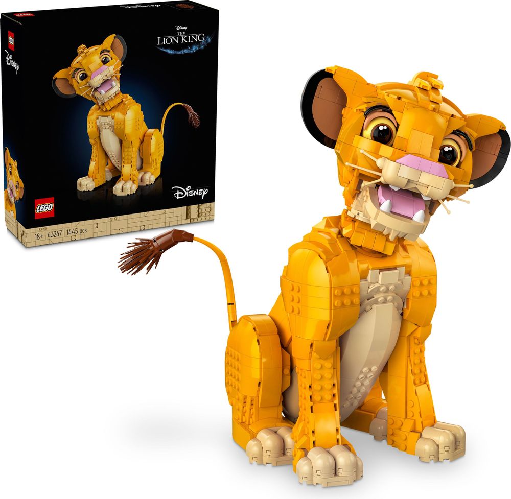 Tilbud på LEGO Disney Classic 43247 Ung Simba – Løvernes konge fra ComputerSalg til 825 kr.