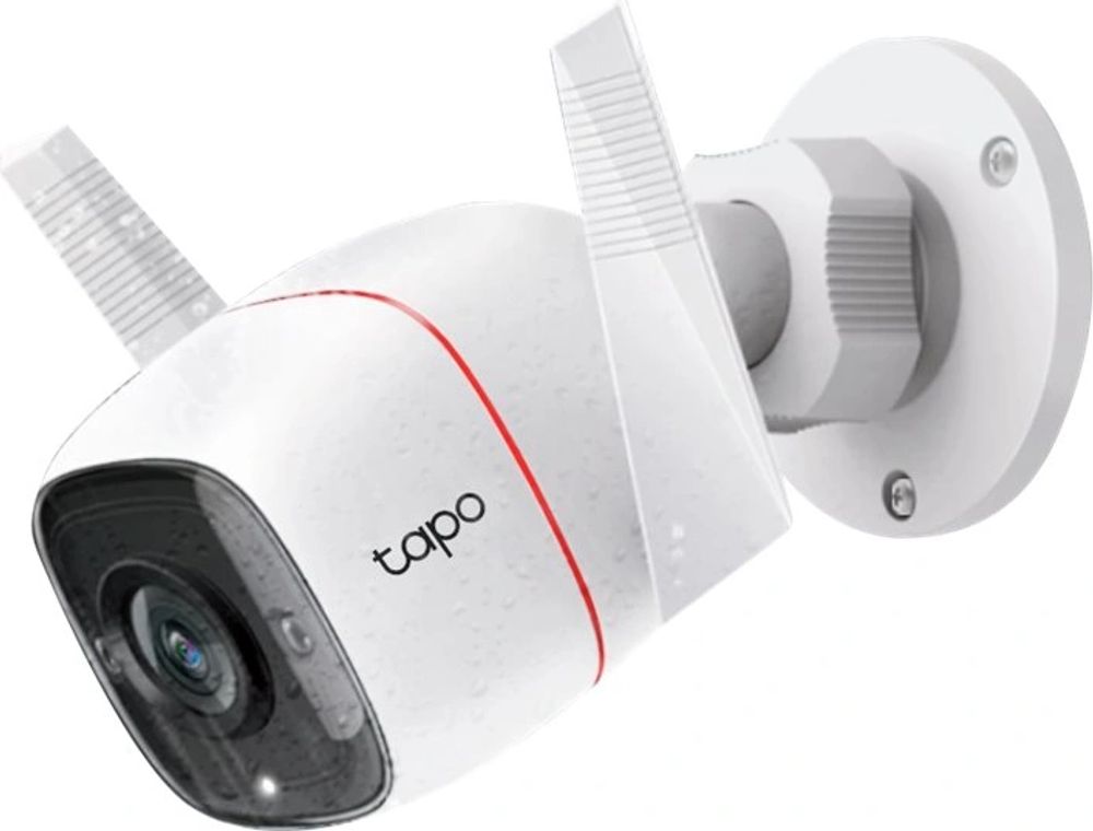 Tilbud på Tapo C310 - Netværksovervågningskamera - udendørs - støvsikker / vejrfast - farve (Dag/nat) - 3 MP - 2304 x 1296 - 2304p - fast brændvidde - audio - t fra ComputerSalg til 330 kr.
