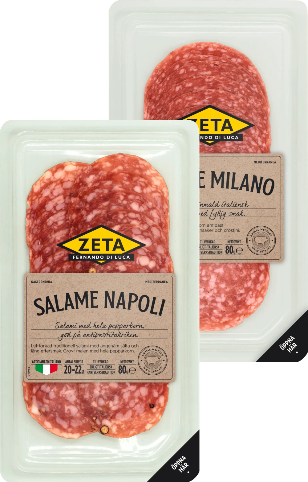 Erbjudanden på Salami (Zeta. Italien) från ICA Kvantum för 29,95 kr