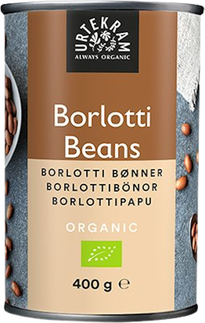 Borlotti beans Øko (Urtekram)