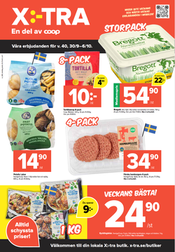 Coop X:-TRA Våra priser för v. 40, 30/9–6/11.