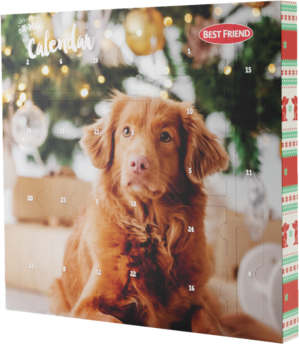 Tilbud på BF X-MAS Julekalender  Hund fra Calle til 40 kr.