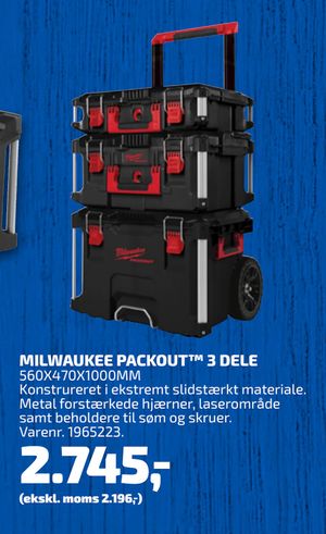 MILWAUKEE PACKOUT™ 3 DELE