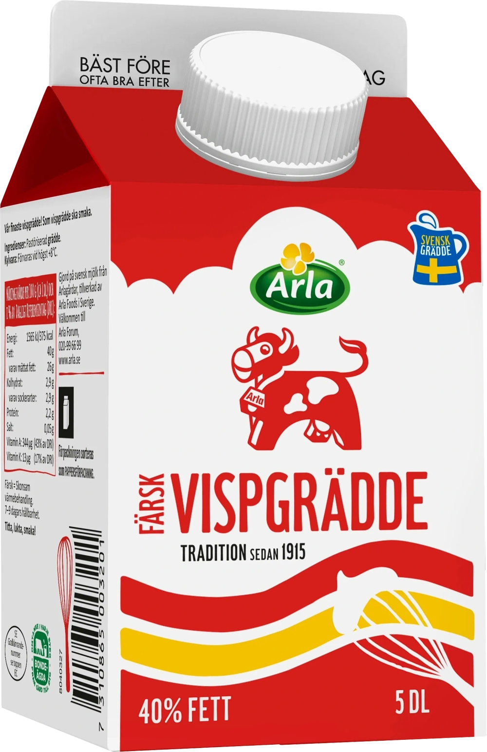 Erbjudanden på Vispgrädde (Arla Ko, Arla Köket) från ICA Supermarket för 27 kr