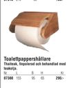 Toalettpappershållare