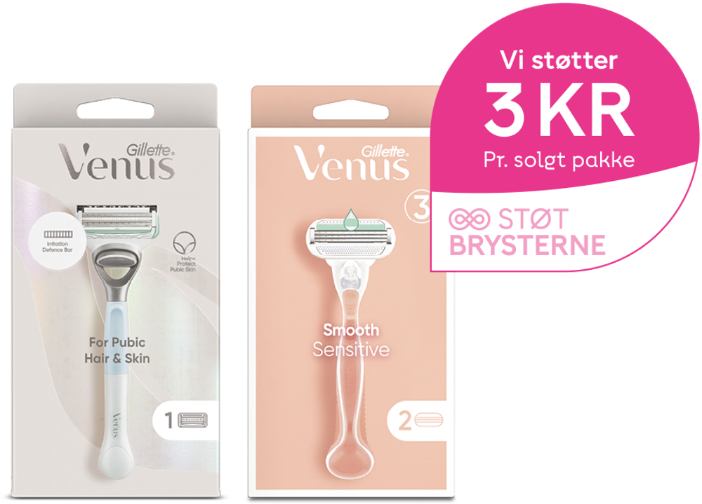 Tilbud på UDVALGT GILLETTE VENUS (Gillette) fra Matas til 79,95 kr.