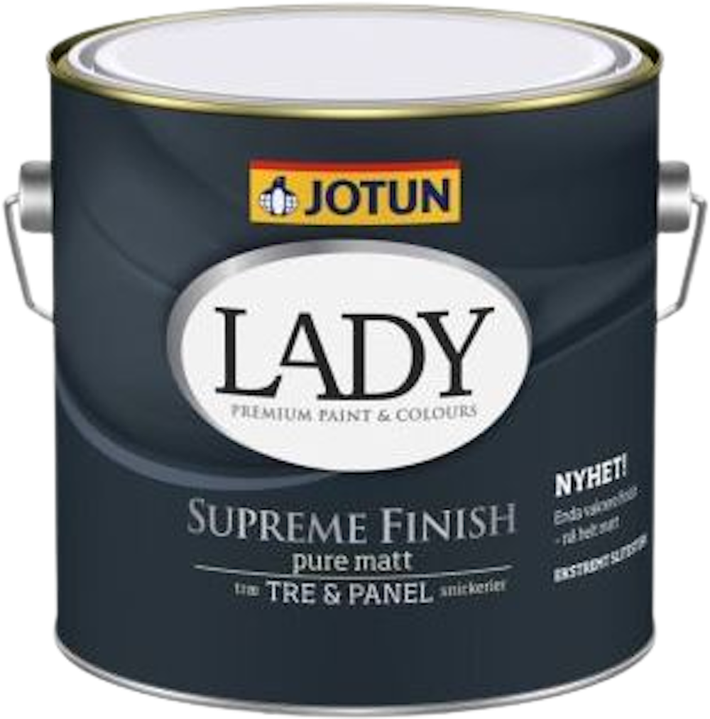 Tilbud på Maling Jotun Lady Supreme Finish 03 Pure Matt Hvit 2,7L (JOTUN) fra BAUHAUS til 595 kr