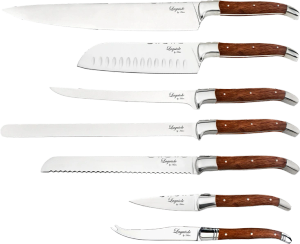 Laguiole By Hâws Knivsæt Chef Rosewood 7 stk. (Laguiole by HÂWS)