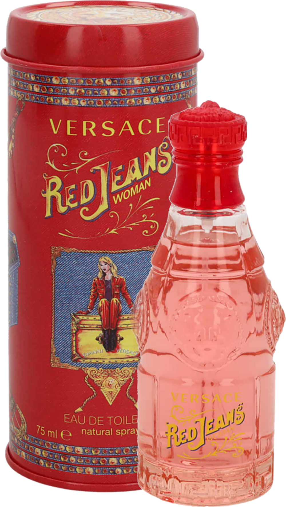 Tilbud på Versace Red Jeans Edt Spray fra Fleggaard til 119 kr.
