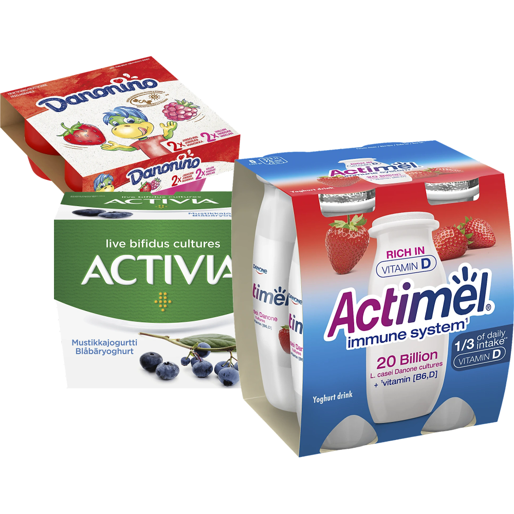 Erbjudanden på Yoghurt/Kvarg (Activia/Actimel/Danonino.) från Coop X:-TRA för 18,90 kr