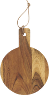 Ib Laursen - Rundt Skærebræt i Olieret Akacietræ (20,5x28cm) (IB Laursen)