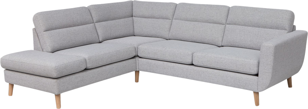 Tilbud på Arizona Hjørnesofa, Lysegrå (Venstrevendt) 86 Cm 255 Cm fra My Home Møbler til 7.799 kr.