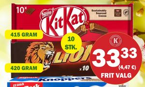 10 pak KitKat, Lion