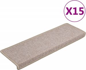 vidaXL Trappetrinnstepper 15 stk 65x21x4 cm gråbrun