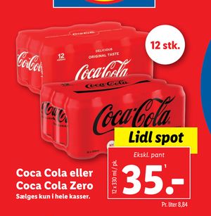 Coca Cola eller Coca Cola Zero