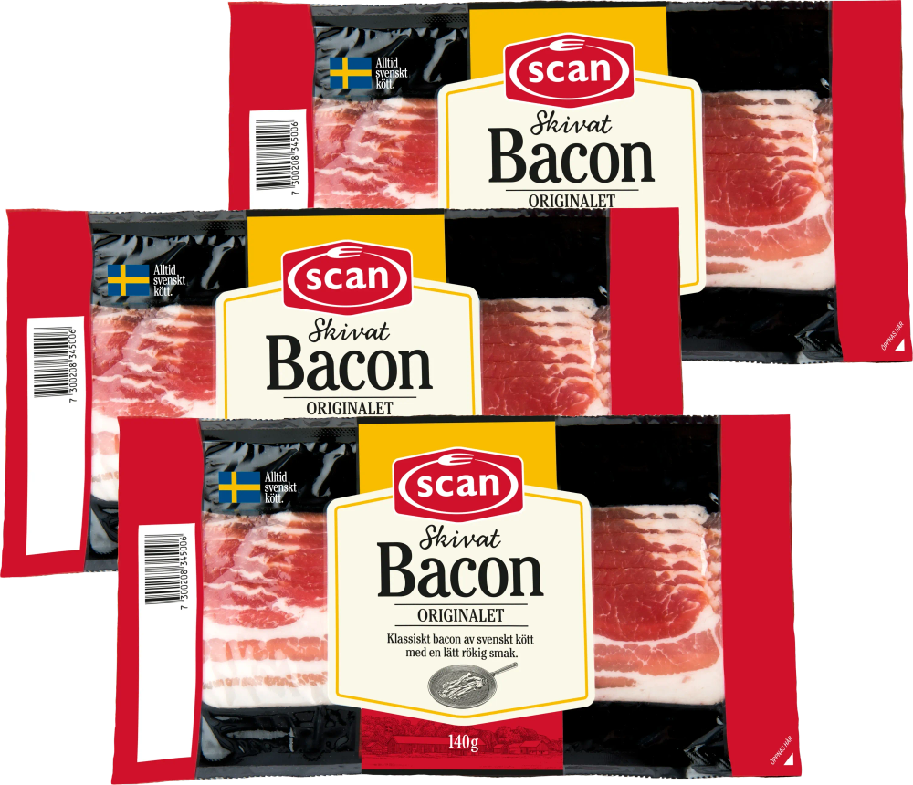 Erbjudanden på Bacon (Scan) från ICA Nära för 45 kr