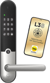 Yale Doorman L3S Keytag+ Borstad Stål (YALE)