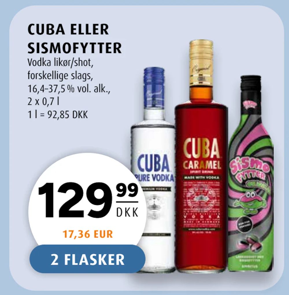 Tilbud på CUBA ELLER SISMOFYTTER fra Scandinavian Park til 129,99 kr.