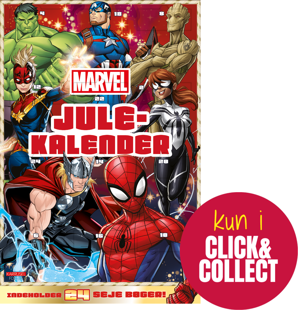 Tilbud på Marvel Historier - Julekalender fra Fleggaard til 119,99 kr.