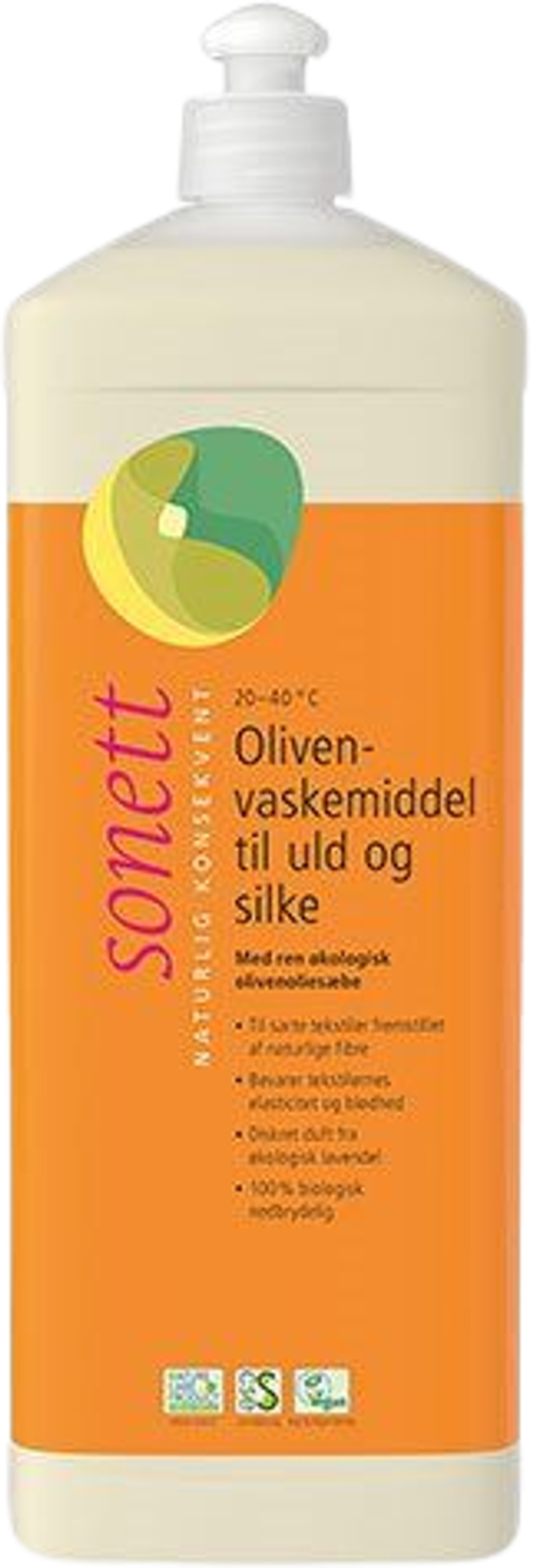 Tilbud på Vaskemiddel uld, silke oliven (Sonett) fra Helsam til 64 kr.