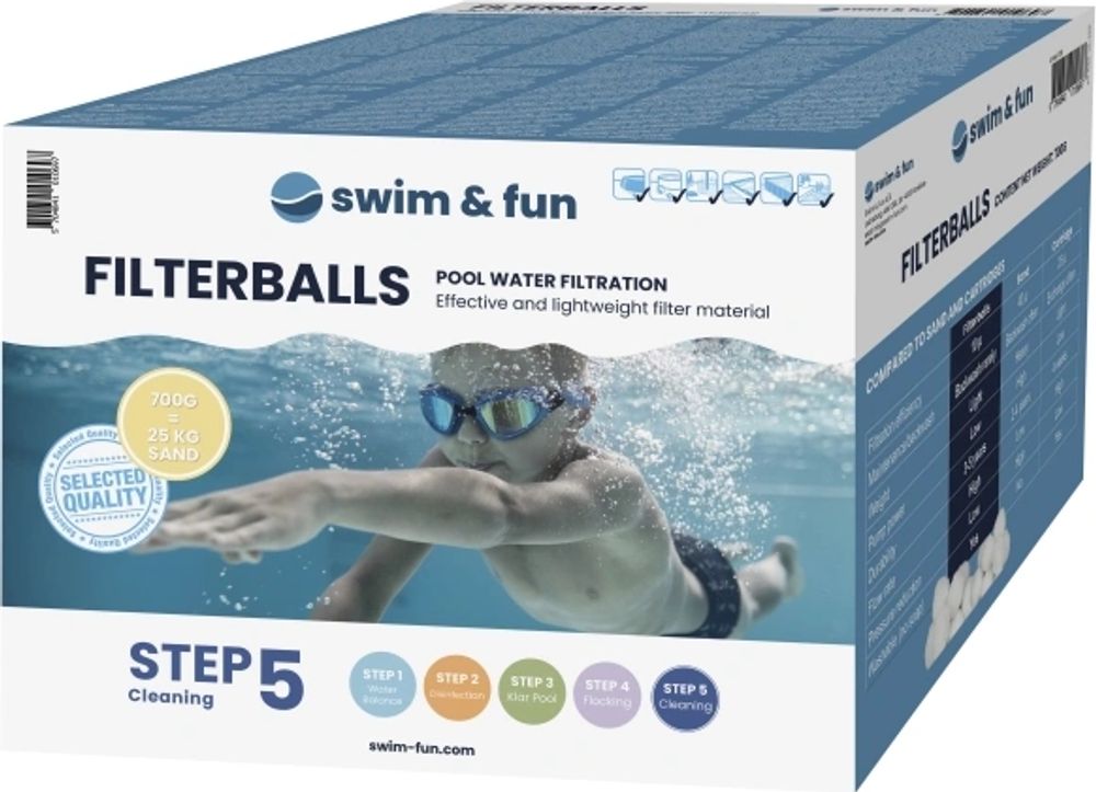 Tilbud på Swim&Fun - Filterkugler 700 g fra ComputerSalg til 149 kr.