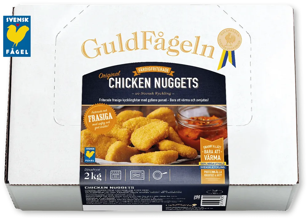 Erbjudanden på Frysta Chicken nuggets (Guldfågeln) från ICA Maxi Stormarknad för 179 kr