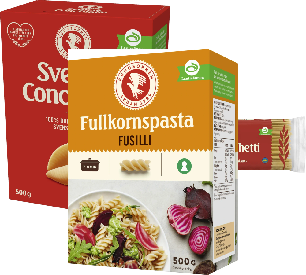 Erbjudanden på Fullkornspasta, durumpasta (Kungsörnen) från ICA Maxi Stormarknad för 40 kr