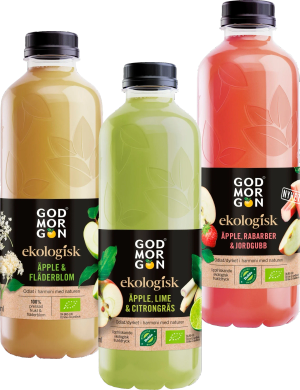 Ekologisk juice olika smaker (God Morgon)