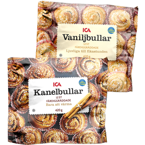 Kanelbullar, Vaniljbullar