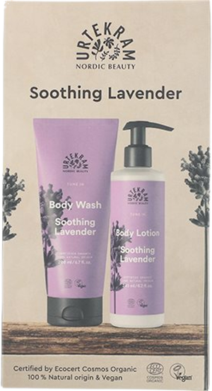 Gaveæske Soothing Lavender Body Lotion & Body Wash (Urtekram)