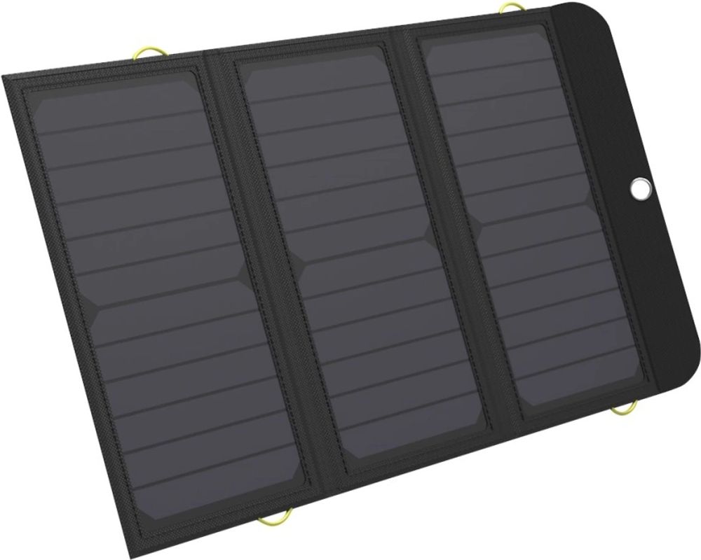 Tilbud på Sandberg Active Solar Charger - Solarstrømbank / Powerbank - Li-pol - 10000mAh - 21 Watt - 3 A (2 x USB, USB-C) - på kabel: Micro-USB fra ComputerSalg til 729 kr.