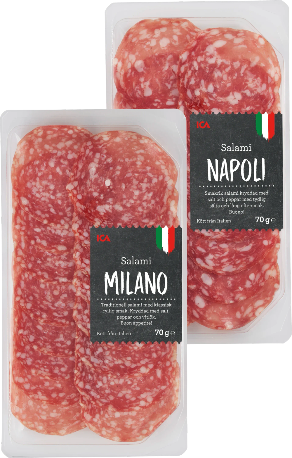 Erbjudanden på Salami Milano, Napoli (ICA) från ICA Kvantum för 35 kr