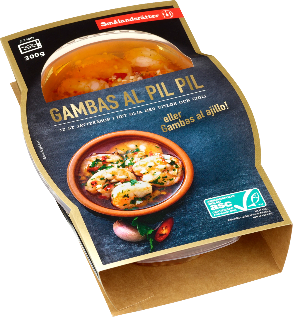 Erbjudanden på Gambas al pil pil (Smålandskräftan) från ICA Supermarket för 89 kr