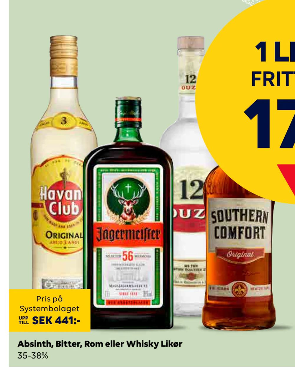 Erbjudanden på Absinth, Bitter, Rom eller Whisky Likør från Bordershop för 17,44 €